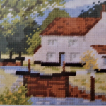 Twilleys Tapestry Kit- Pub By The Lock (23cm x15cm)