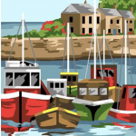 Royal Paris Tapestry Kit- Port Tranquille  (30cm x 23cm)