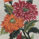 Grafitec Tapestry Kit- Chrysanthumums (25cm x20cm)
