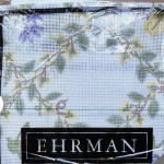 Ehrman Tapestry Alphabet Cushion, Discontinued Item (1993) Design Anita Gunnett