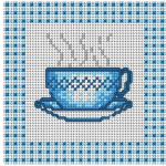 Orchidea Tapestry Kit- Tea Cup (15cm x15cm)